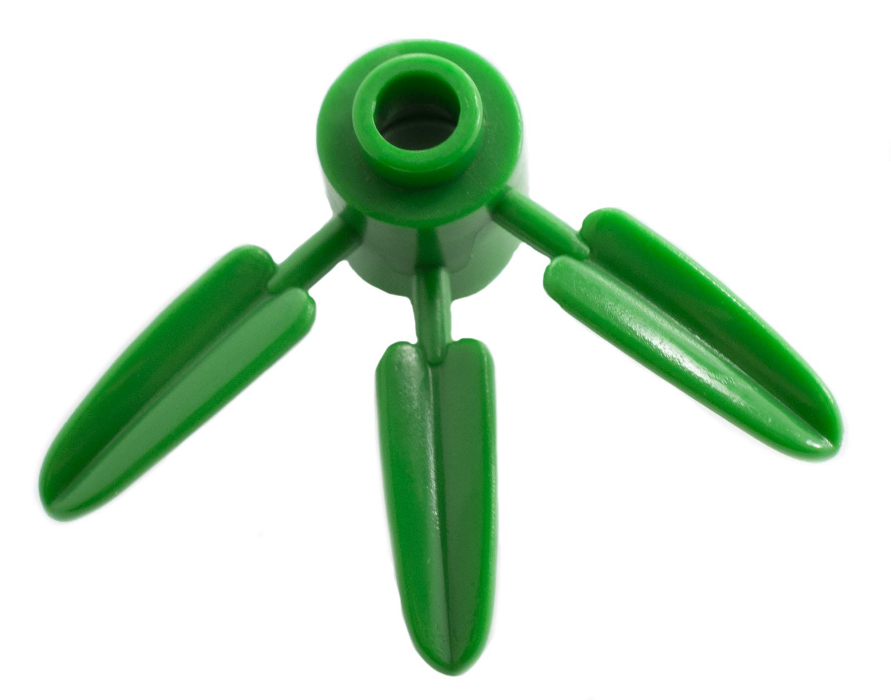 LEGO Bulk 1x1 Round with 3 Bamboo Leaves (50 Pcs), Green
