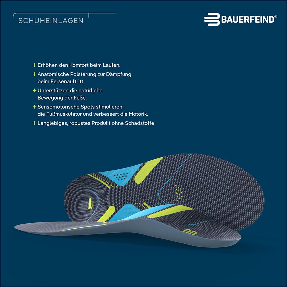 Bauerfeind Sport-Einlegesohlen für Laufschuhe "Run Performance Insoles" 1 Paar Sport-Einlagen