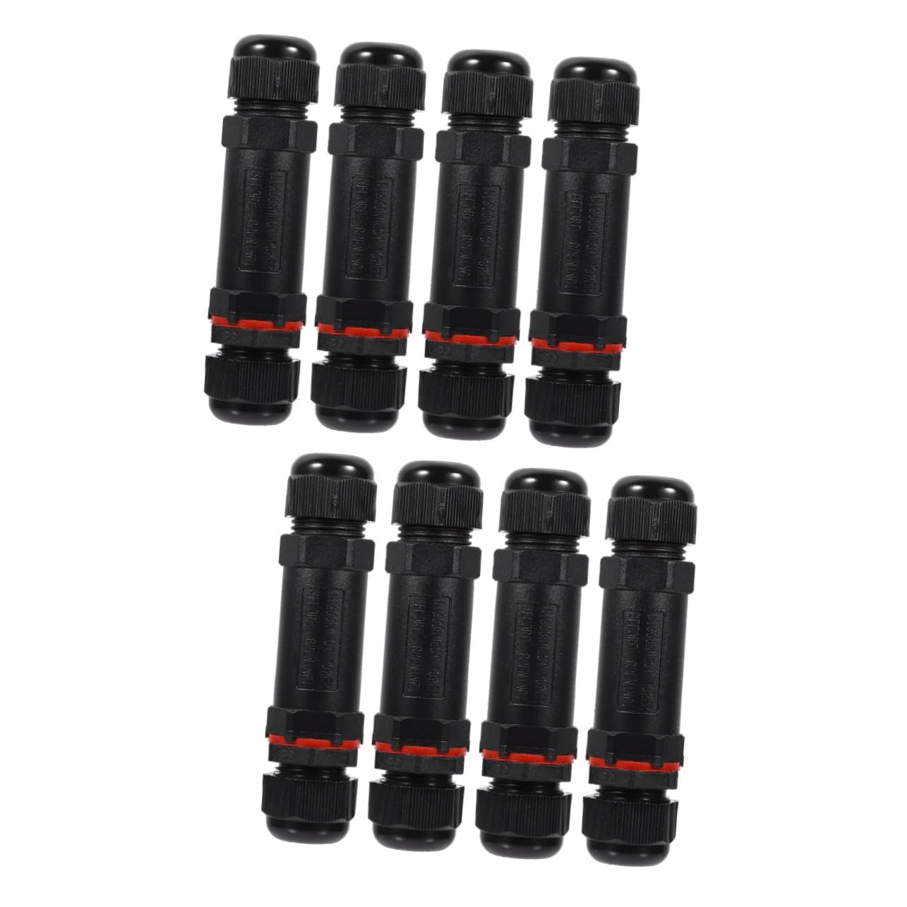 DOITOOL 8stücke Wasserdichter Kabelverbinder Outdoor Licht Anschlussdose Gerade Verbindung Für Gartenbeleuchtung Sichere Und Einfache Installation Für Innen Und Außenbereich