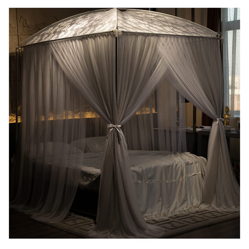 Moustiquaire de lit princesse haut de gamme avec support stable