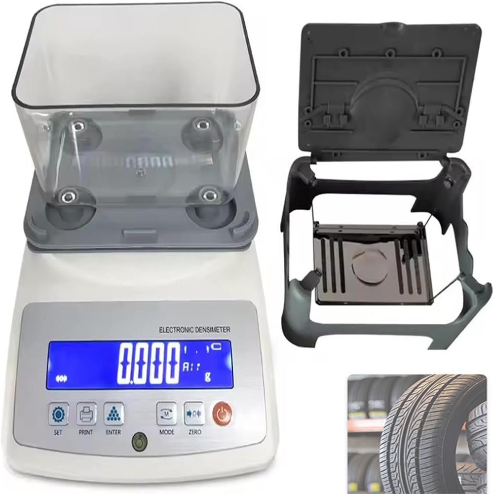 Medidor De Densidad De Sólidos De 220 V, Rango De Medición 0,01-300 G, Precisión De Pesaje 0,01 G, Precisión De Densidad 0,001 G/cm3, Para Plásticos, Materiales De Cables, Caucho Y Otros Sólidos