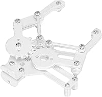 Vista 6 de Abrazadera de robot, brazo mecánico de garra, abrazadera de robot de aleación de aluminio, accesorio de alta resistencia, kits de ciencia educativa