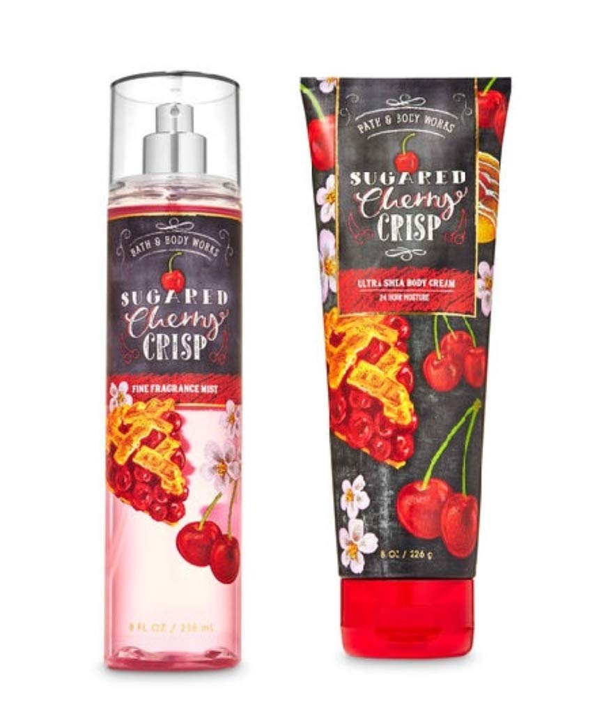 Sugared Cherry Crisp - Ultra Shea Body Cream and Fine Fragrance Mist - Fall 2020 - Bath and Body Works
