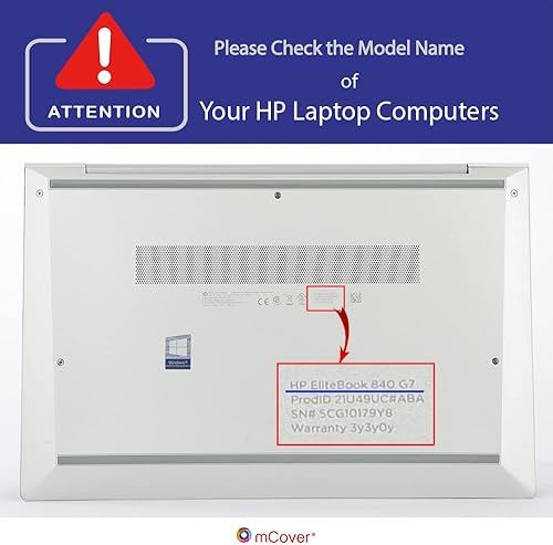 Miniatura 4 de mCover Funda solo compatible con HP EliteBook 840 G7  G8 (Intel CPU) de 14 pulgadas 2020  2022  EliteBook 845 G7  G8 (CPU AMD) Series Windows (no