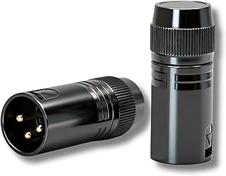 HOSONGIN 2-Pack 120 Ohm 3-Pin XLR Terminator - DMX512 Signal Protector for Stage Lighting & Audio Equipment