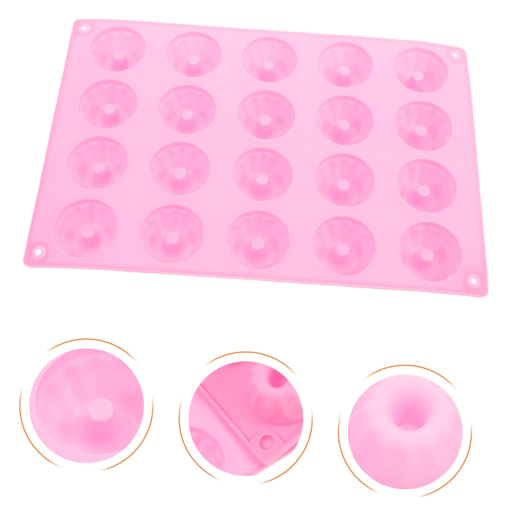 Molde de Silicona para Pasteles de 20 Cavidades, para Cupcakes