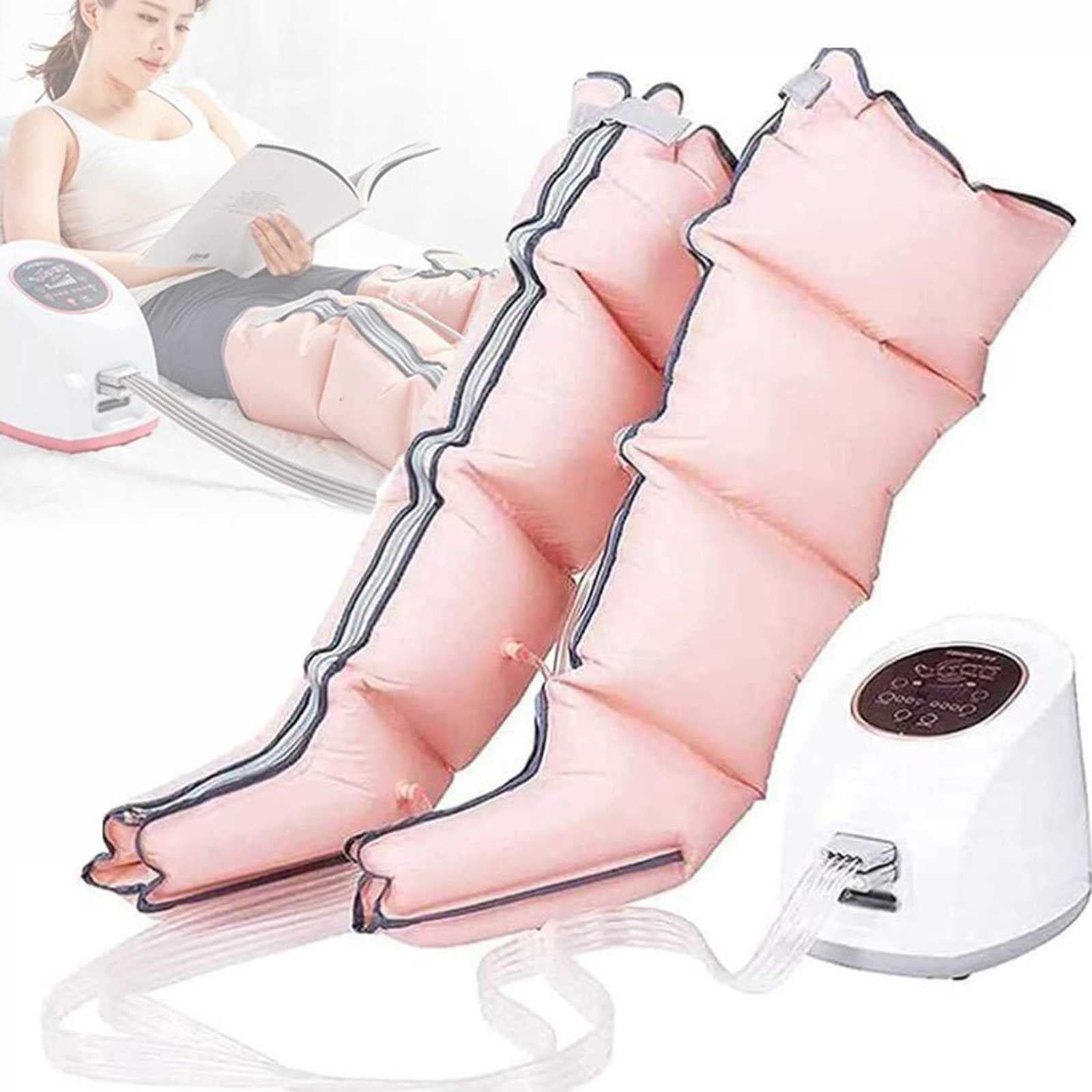 Masajeador De Piernas, Masajeador De Pies De Rodilla De Pantorrilla Con Compresión De Aire, Botas De Masaje Para Envolturas Para Piernas La Preseoterapia Alivia El Síndrome De Piernas Inquietas, Ede