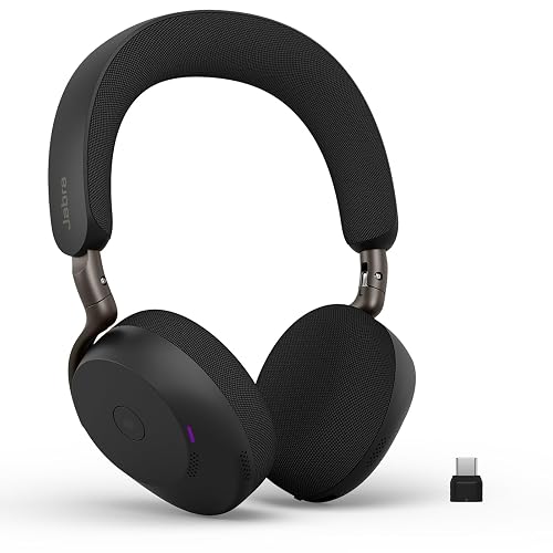 Jabra Evolve3 75 Casque on-Ear Bluetooth sans Fil avec Micro,