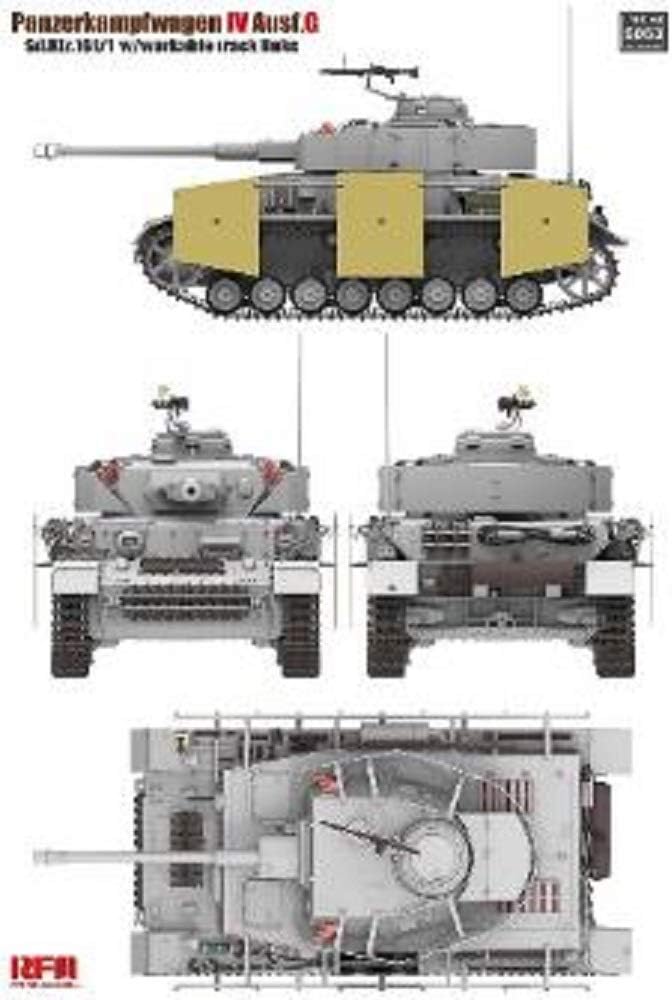 Rye Field RM5053 135 Panzer IV Ausf.G WWorkable Track Links Plastic Model kit RFM5053