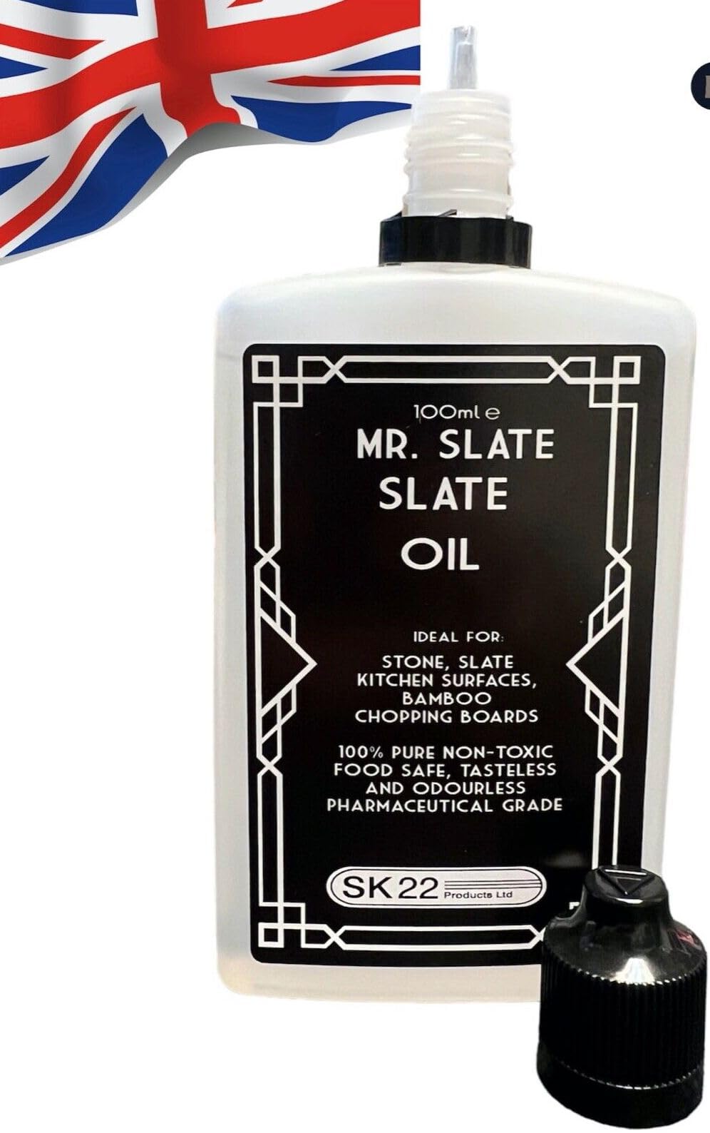 Mr Slate. Slate Oil Cleans and Polishes Slate Surface Ideal for hearths, fireplaces, floors etc. (100ml)
