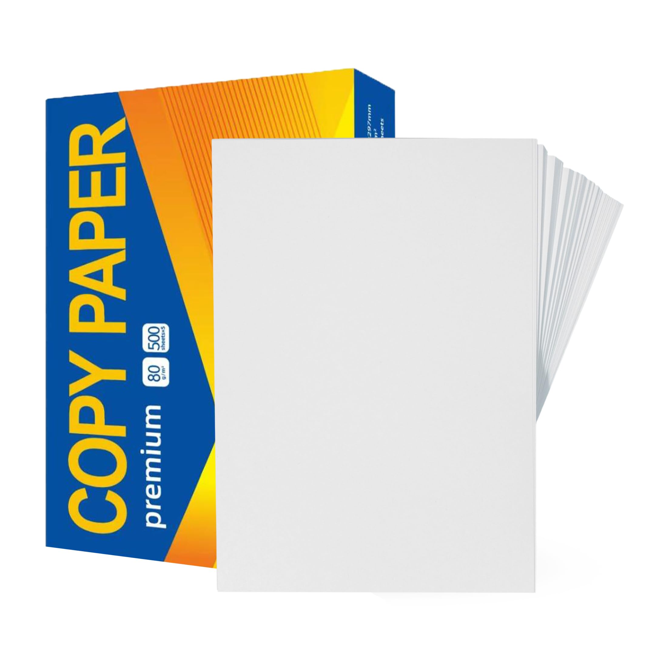 A4 Printer Paper 80gsm – 500 Sheet Ream | White Copy Paper for Inkjet, Laser Printers & Photocopiers