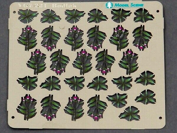Model Scene VG7-221 1/72-1/87 Thistle Diorama Accessories Photo-Etched Parts