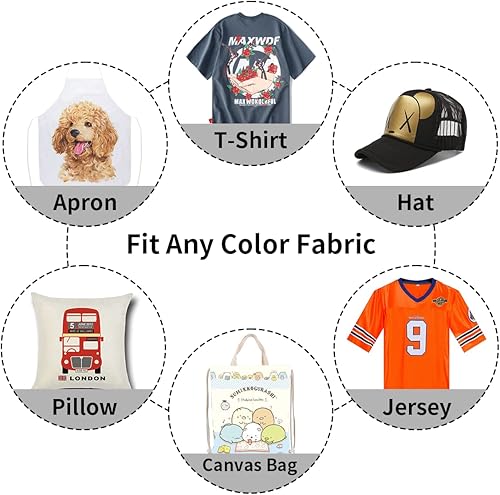 Miniatura 6 de Papel de transferencia de calor personalizado con tu propio texto, imagen de logotipo, para camisetas personalizadas, delantales, bolsas u otra tela