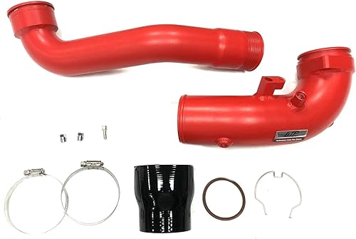FTP Motorsport Tubo de carga compatible con motor BM G20/G22/A90 3.0T Supra B58 3.0T (Gen2), rojo, diseño de alto flujo para mayor robustez y