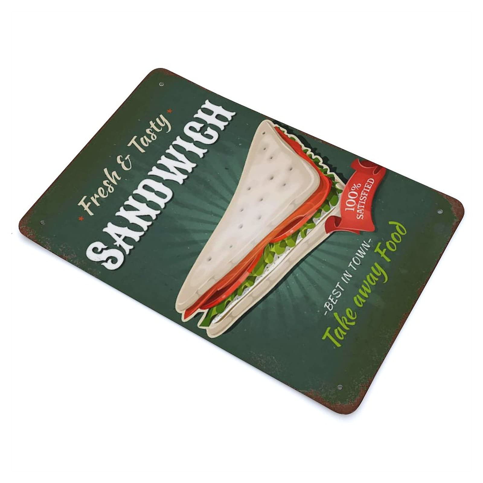 Mangia bene, ridi spesso, ami molto, targa in metallo per decorazione della cucina, arazzi, idea regalo e decorazione per la casa, decorazione da parete in metallo per sala da pranzo in cucina