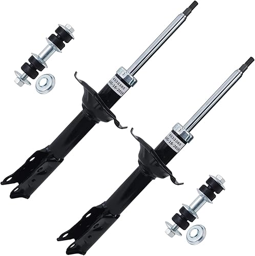 Miniatura 172 de Detroit Axle - Amortiguadores traseros para Chevrolet Equinox GMC Terrain Pontiac Torrent Saturn Vue Suzuki XL-7, 2 Amortiguadores traseros