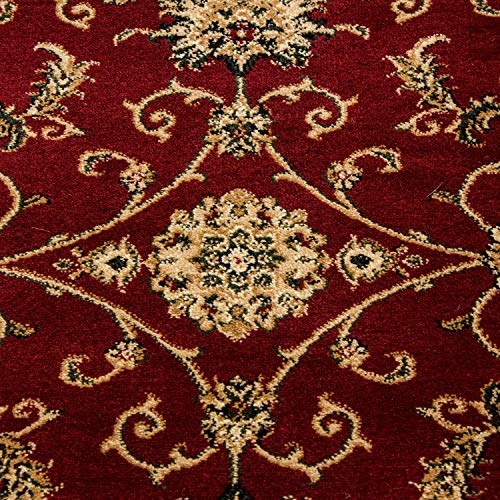 Teppich Orientteppich Wohnzimmer Klassische Optik Orientalisch Ornamente Rot, Maße:300 cm x 400 cm – Bild 4