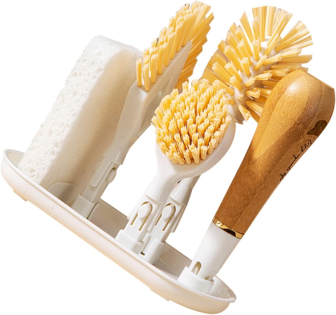 Dishwashing Brush Multi-Functional Kitchen Cleaning Brush Scrub Brush for Pots Sponges Kitchen Dish Cleaning Brush Dishwasher Safe