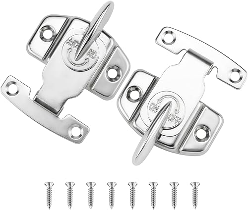 Miniatura 10 de SDTC Tech Paquete de 2 cerraduras de mesa de comedor, resistentes para mesa de entrenamiento de comedor, hebillas de resorte de metal para mesas