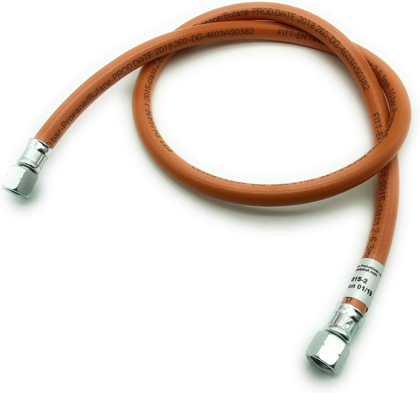 Propane Gas Hose 1/4 lks x 1/4 lks - PVC.