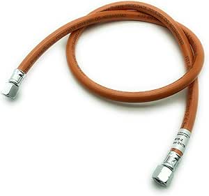 Edelstahl Gasleitung 61cm - Flexschlauch Für Propan & Erdgas Mit 1/2 NPT