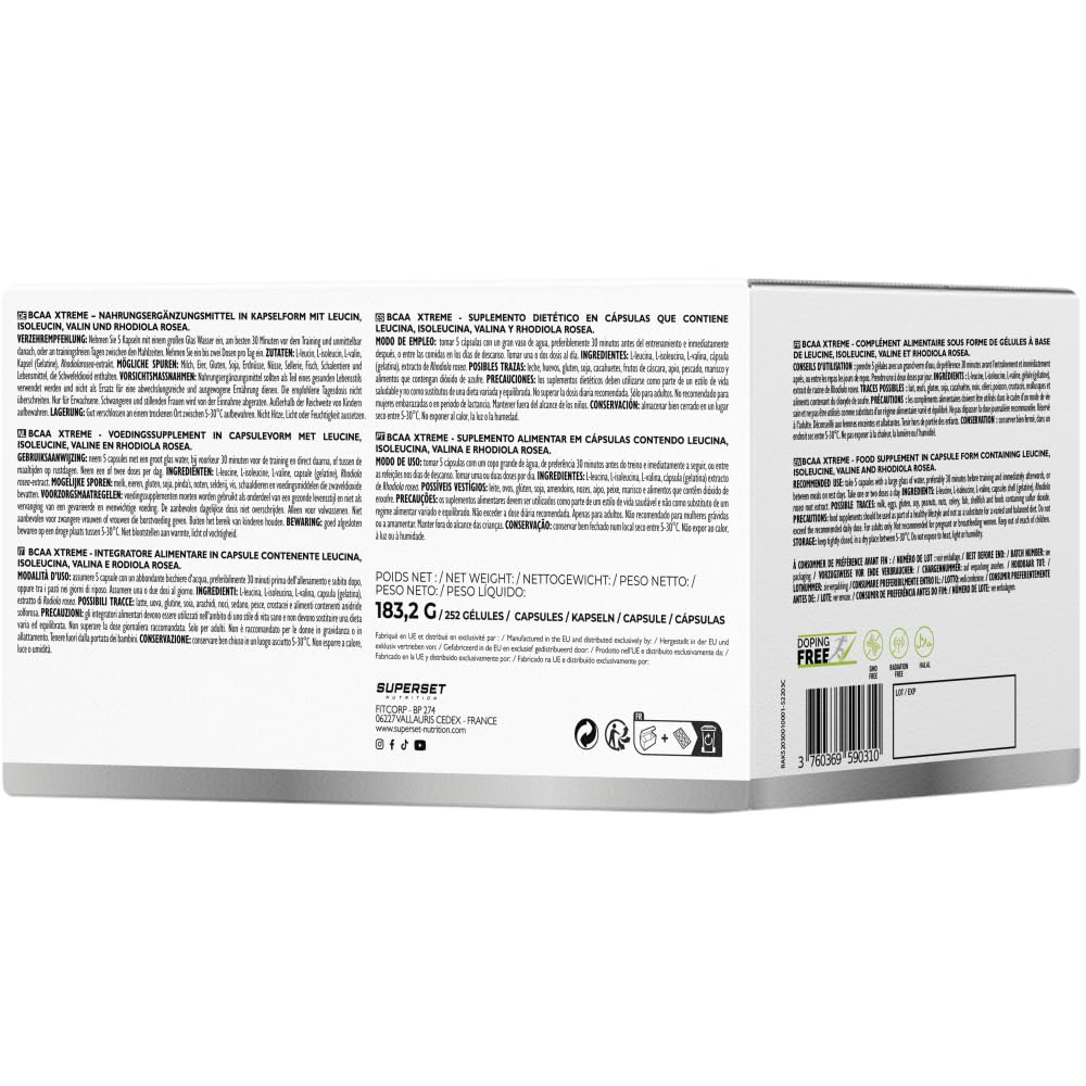 Superset Nutrition | Programme Prise De Masse Expert - Mass Advanced 2,5kg Cookies - Créatine HardcoreTropical - Bcaa Xtreme - Xenatest Hardcore