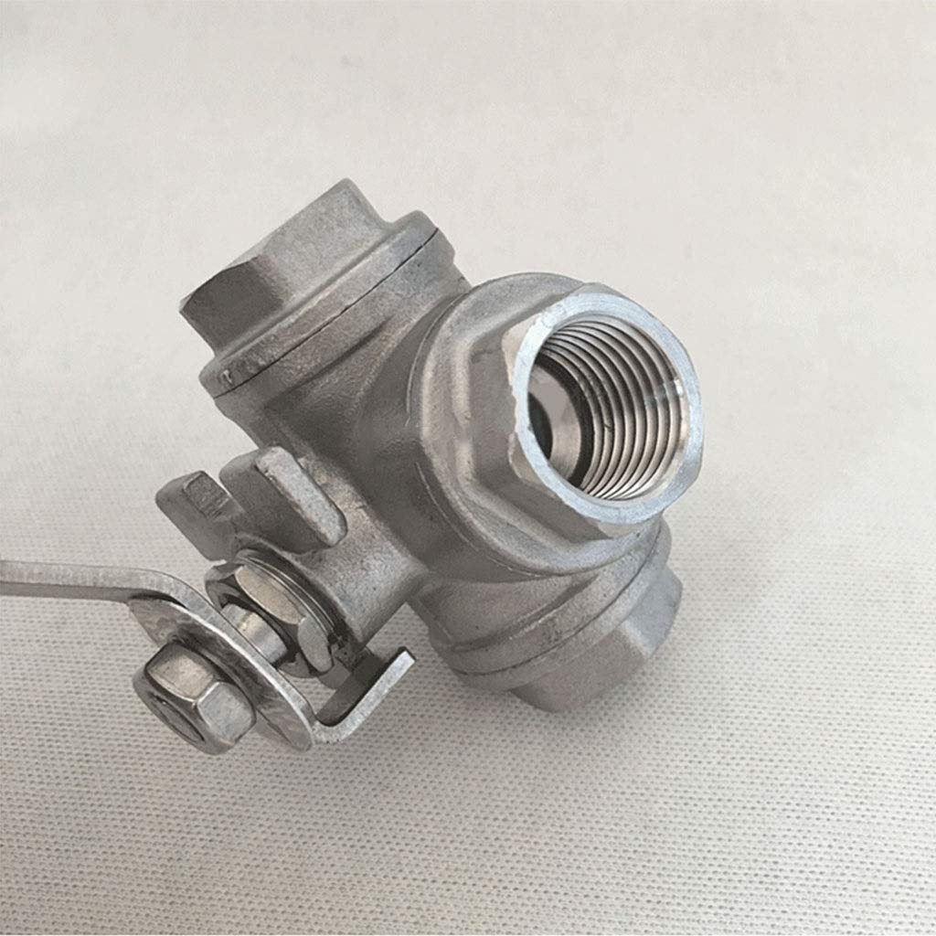 Zawory kulowe, Typ T L 1/4" 3/8" 1/2" 3/4" 1" DN8 DN10 DN15 DN20 DN25 DN32 DN50 Gwint żeński BSPT Ba(T Type,DN25)