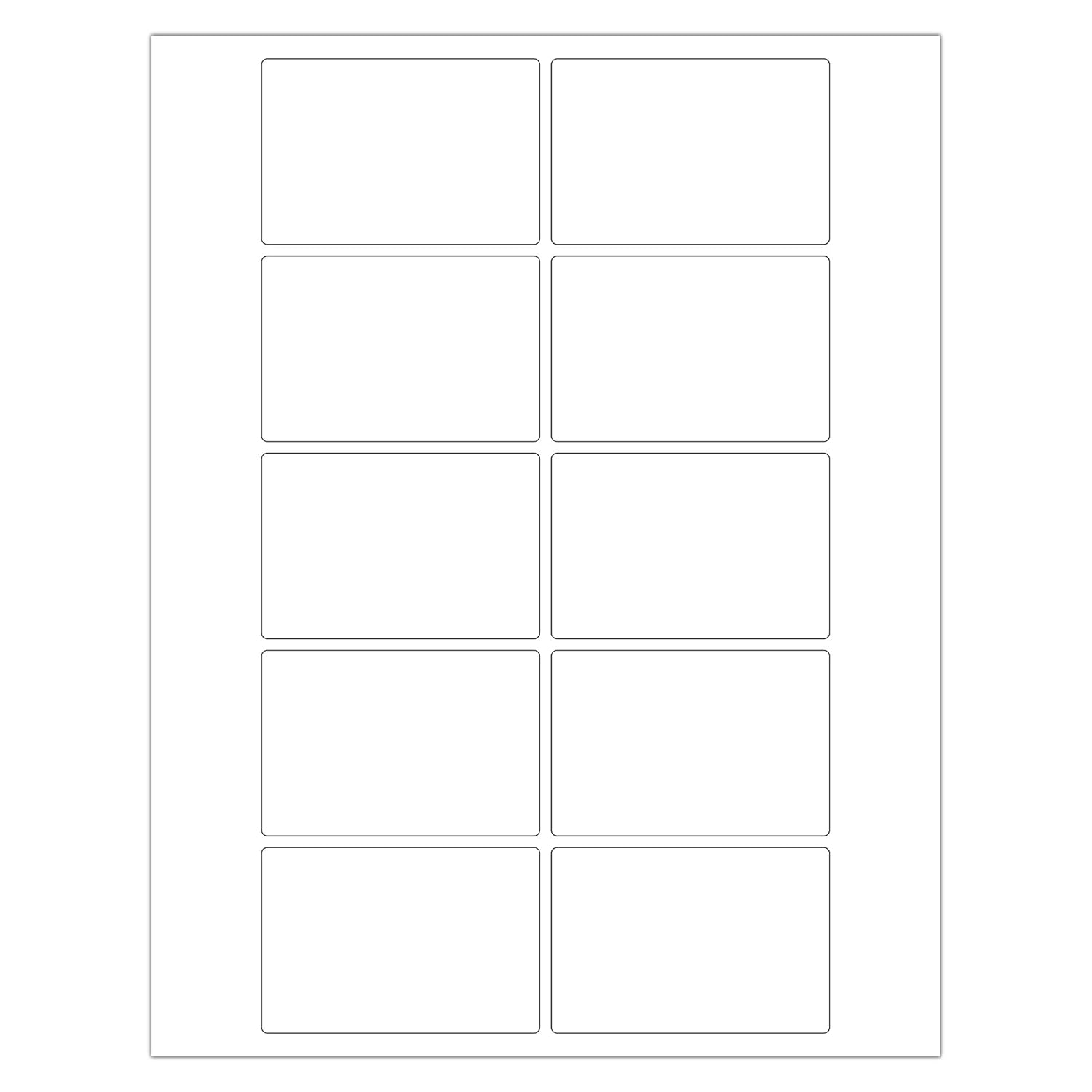 ChromaLabel 2 x 3 Inch Printable Labels, Compatible with Laser and