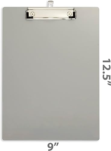 Miniatura 2 de Officemate Aluminum Magnetic Clipboard with Low Profile Clip, Silver (83217)