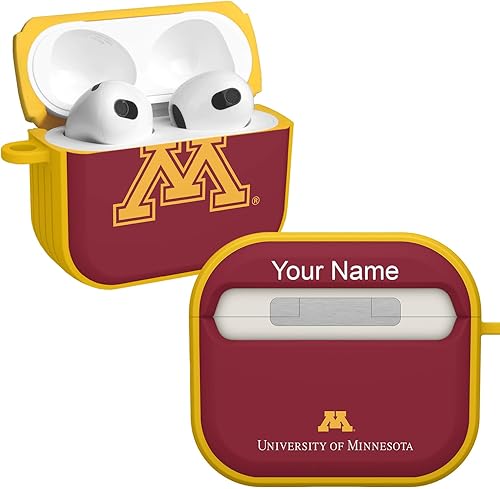 Miniatura 10 de AFFINITY BANDS Minnesota Golden Gophers Camo HDX - Funda compatible con Apple AirPods Generación 3