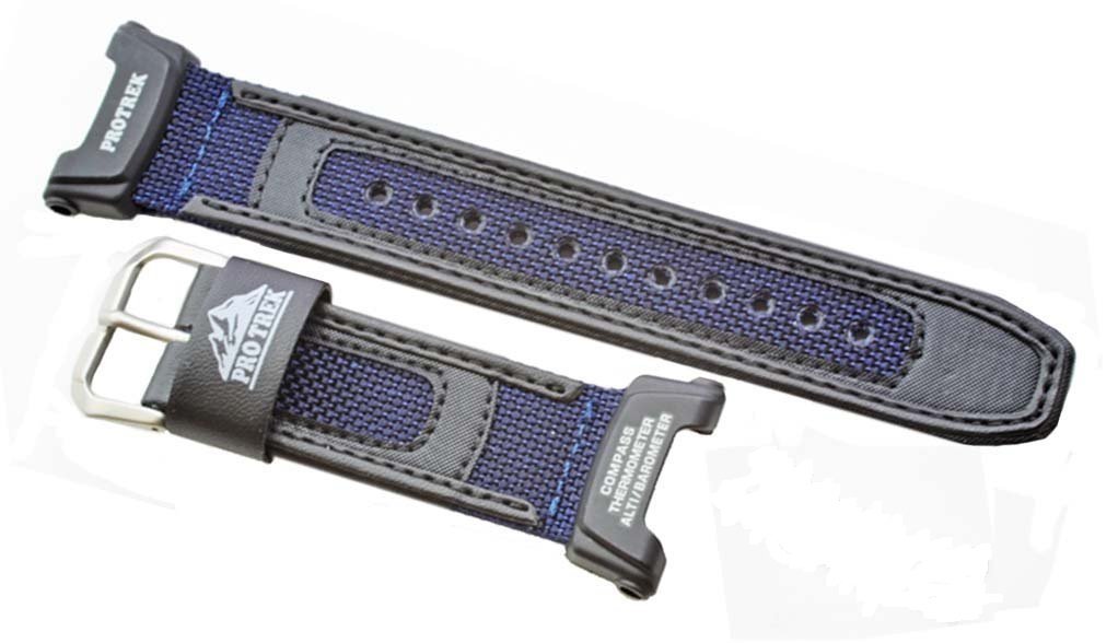 Replacement watch strap for PRG-40B/PRG-240B, Blue, Strappy