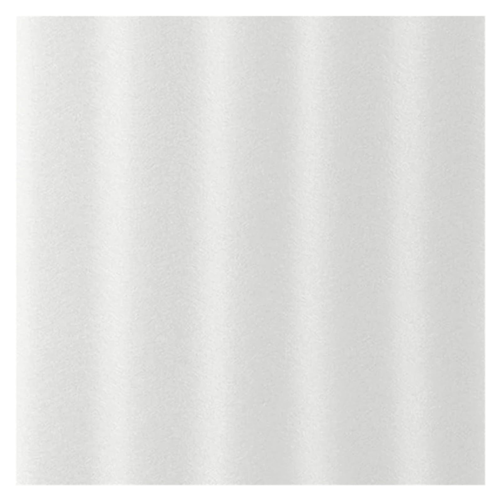 Rideau de douche anti-éclaboussures coton lin imperméable blanc 240x200cm avec crochets