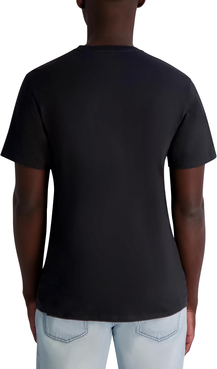 Karl Lagerfeld Men's Short Sleeve Crewneck Karl Knight Graphic Design T-Shirt