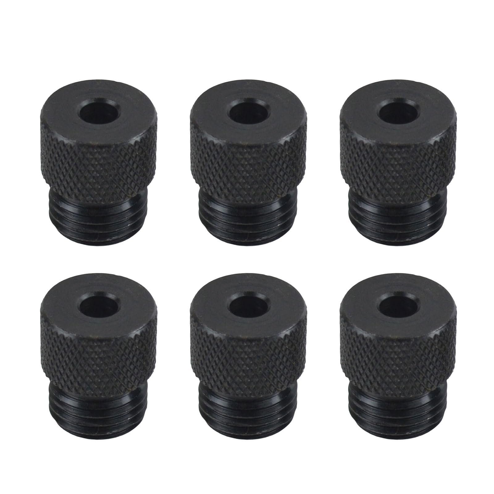 Hsioluted 5Mm Multipurpose Heavy Duty Carbon Steel Drill Jigs 6Pcs For Accurate Alignment In Woodworking Metalworking Metalworking Tool Accessories