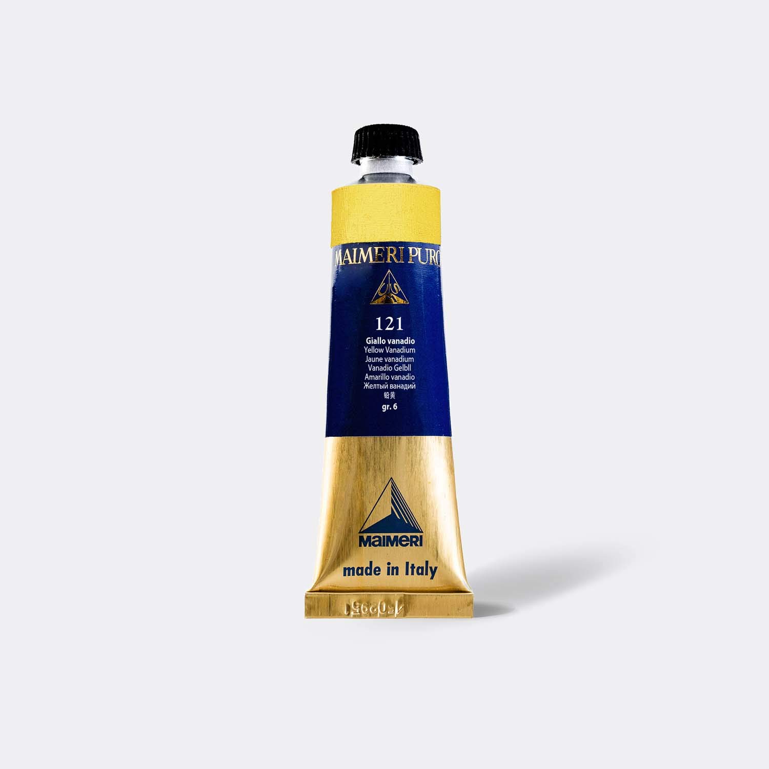 Jaune de vanadium Maimeri Puro 40 ml la solution pour des glacis lumineux sans jaunissement