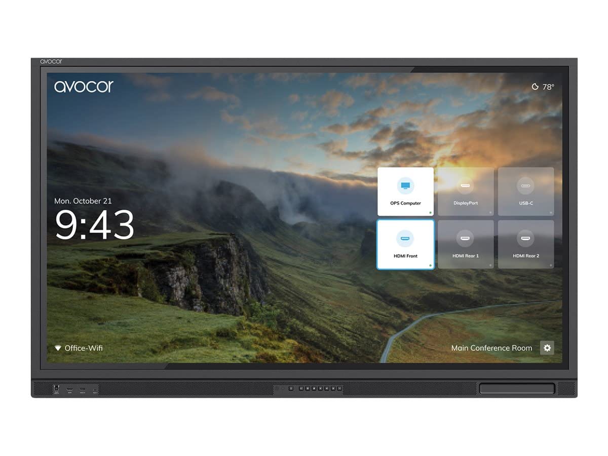 55IN AVOCOR 4K INTLLIGNT TCH INTERACTIVE