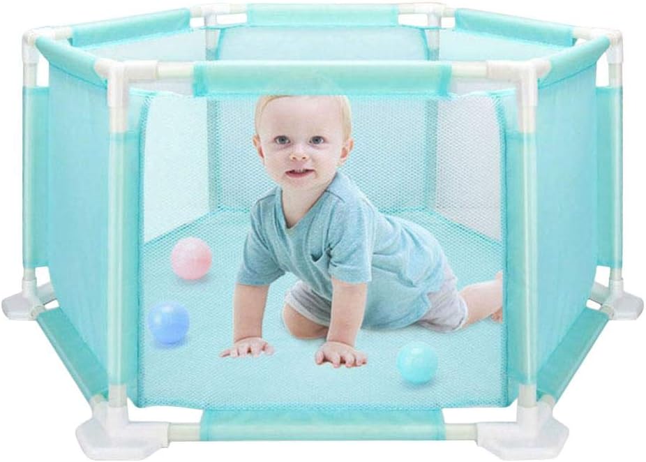 Zayrirous Children's Hexagonal Playpen Children Playpen Kids Ball Pit Washable Ocean Ball Pool Set For Babies/Toddler/Newborn/Infant Safe Crawling