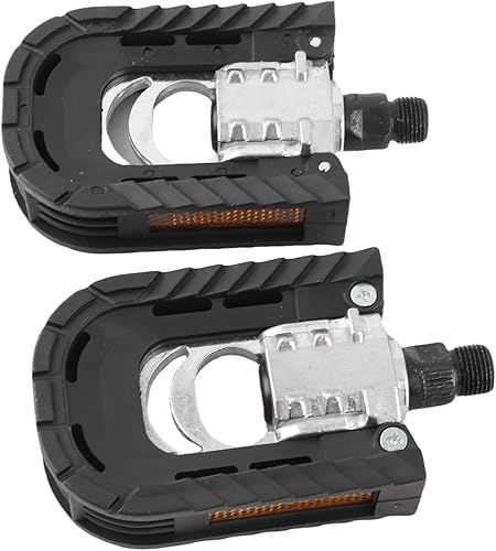 Miniatura 7 de Pedal plegable, 1 par de pedales plegables para bicicleta de carretera, accesorio de bicicleta plegable