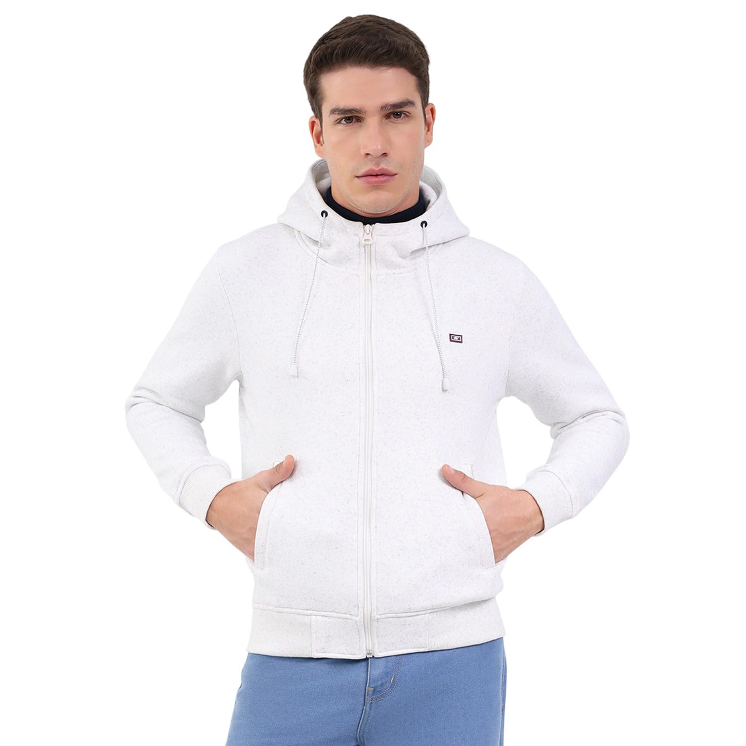 monte carlo Men Regular Fit Solid Printed Hooded Neck Zipper Closure Full Sleeve Winter Men Sweatshirt (Pack of 1)-picture-33