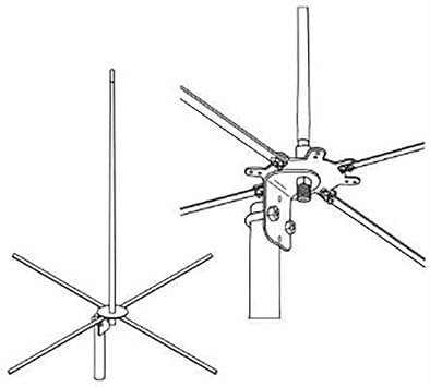 Firestik 2MCKB 4 Ft -122 Cm 2-Meter Base Antenna