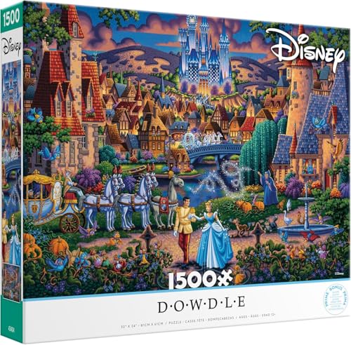 Ceaco - Disney - Dowdle - Cinderella's Enchanted Evening - 1500 Piece Jigsaw Puzzle