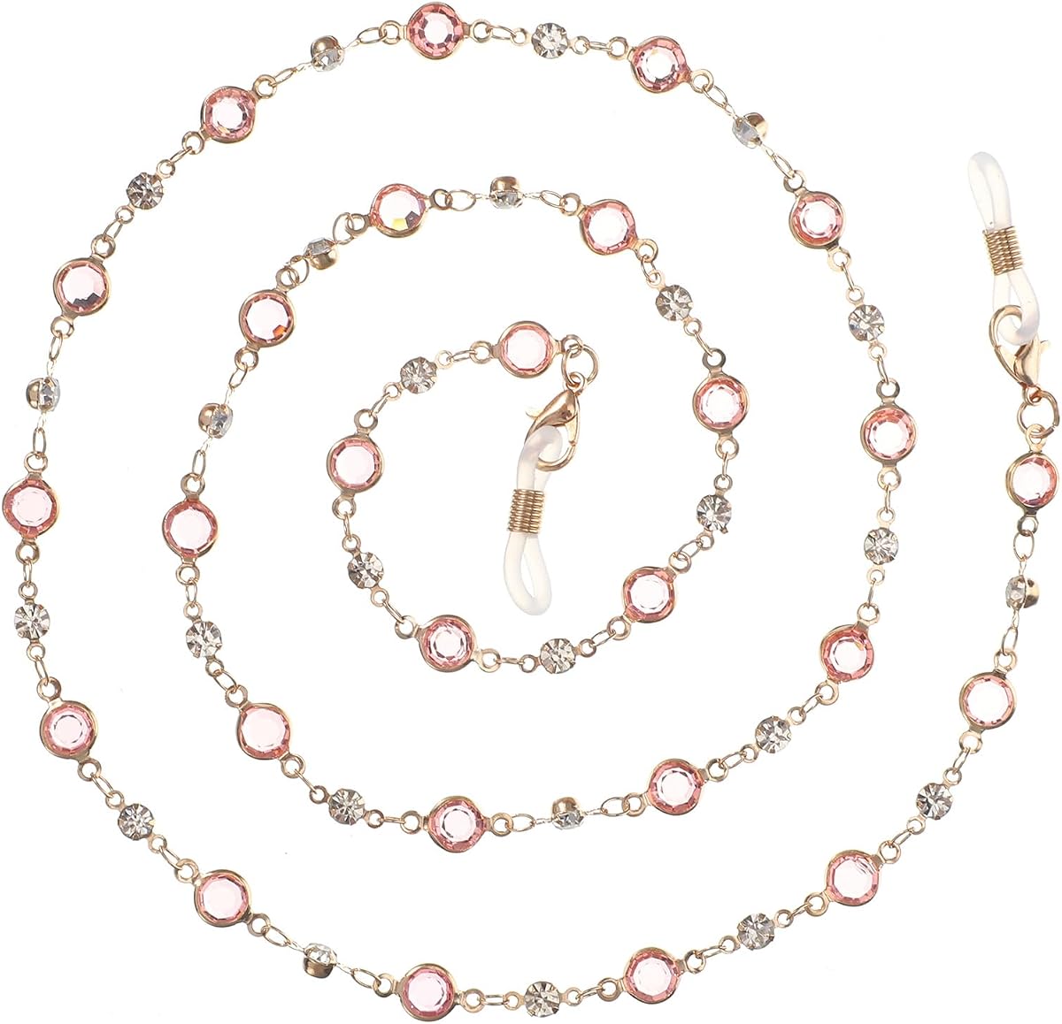 Crystal Beaded Eyeglasses Chain, Eye Glass Chains Women, Eye Glasses Holders Around Neck