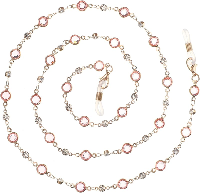Crystal Beaded Eyeglasses Chain, Eye Glass Chains Women, Eye Glasses Holders Around Neck
