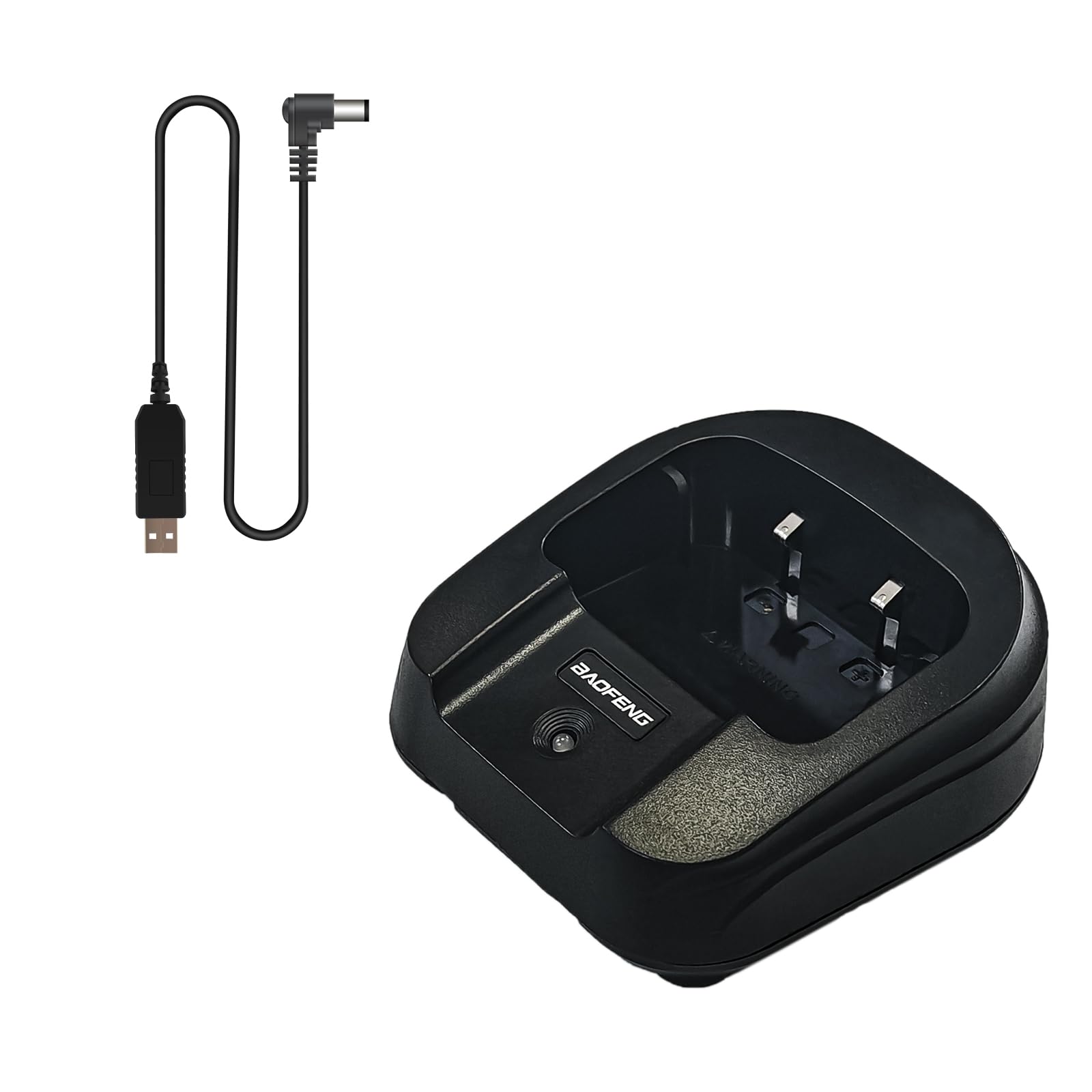 BAOFENG UV-S9 Plus Battery Charger for UV-10R Walkie Talkie with 3.5mm Directly Charging Cable DC8.4V UV-S9Plus Charger Dock for UV-S9 UV-S9X3 Tri-Band Radio