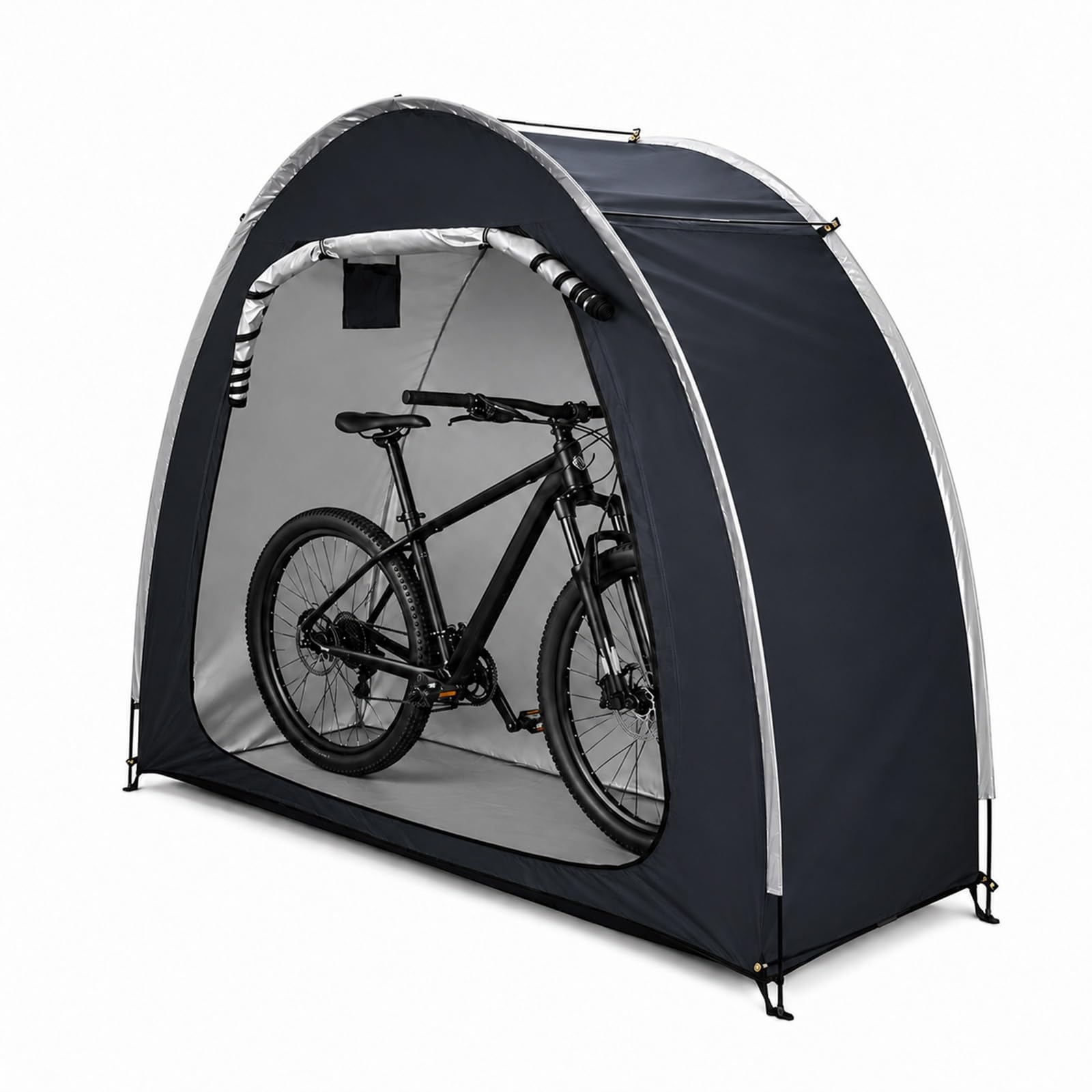 BLOMZA Bike Storage Tent, Outdoor Bicycle Shelter for Garden & Motorcycle (Black)