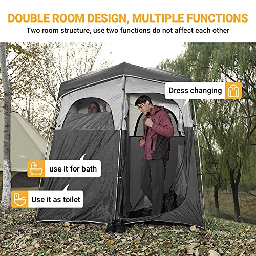 Carpa KingCamp Khan Canvas Bell 16.4ft Camping 2 Habitaciones miniatura 7