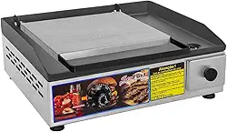 Chapa Elétrica com Abafador e Prensa Manual, 40x35cm, Termostato até 300°, 110V/220V, Sevefort Grill (110V)