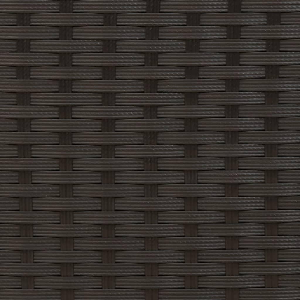 Gartensofa mit Dach Liegesofa Rattan Sonnenliege Balkon Sofa Gartenliege Sofa Liege Lounge Sofa Outdoor Rattansofa 200 x 52,5 x 3 cm