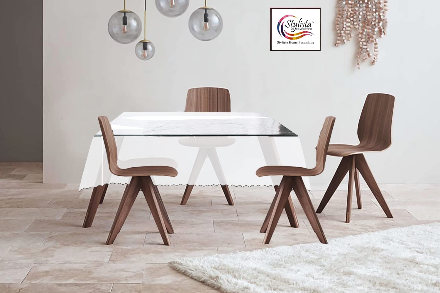Stylista Center Transparent Table Cover Square Shaped WxL 30x30 inches 0.25 mm Thickness Without Lace (B09RZLN6MP) Amazon Price History, Amazon Price Tracker