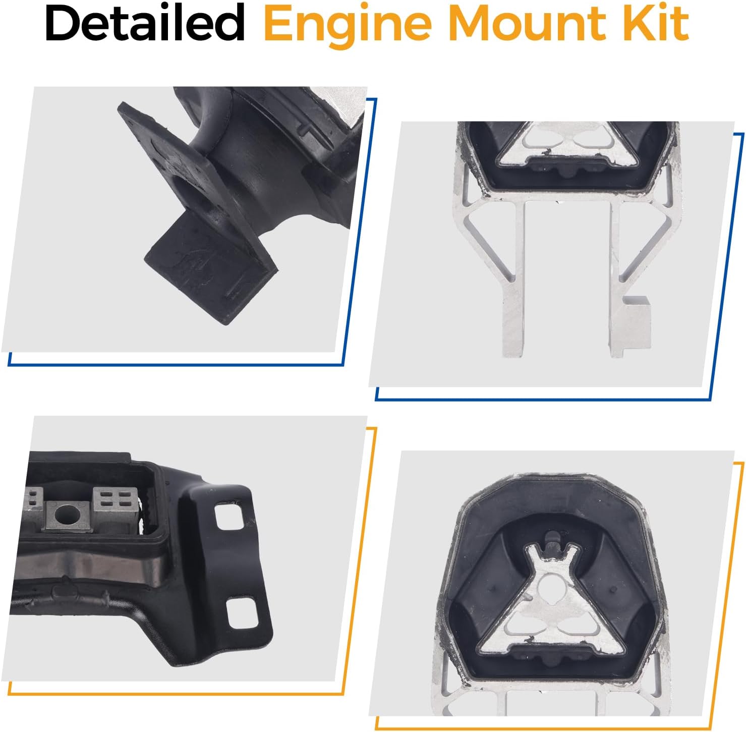 PAROD 3PCS Engine Mount 2.0L L4 Fit for Ford Focus 2012-2016 Replace#A5520 A5312 A5612
